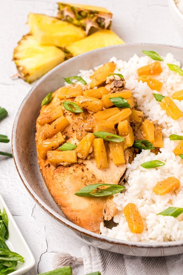Crockpot pineapple chicken