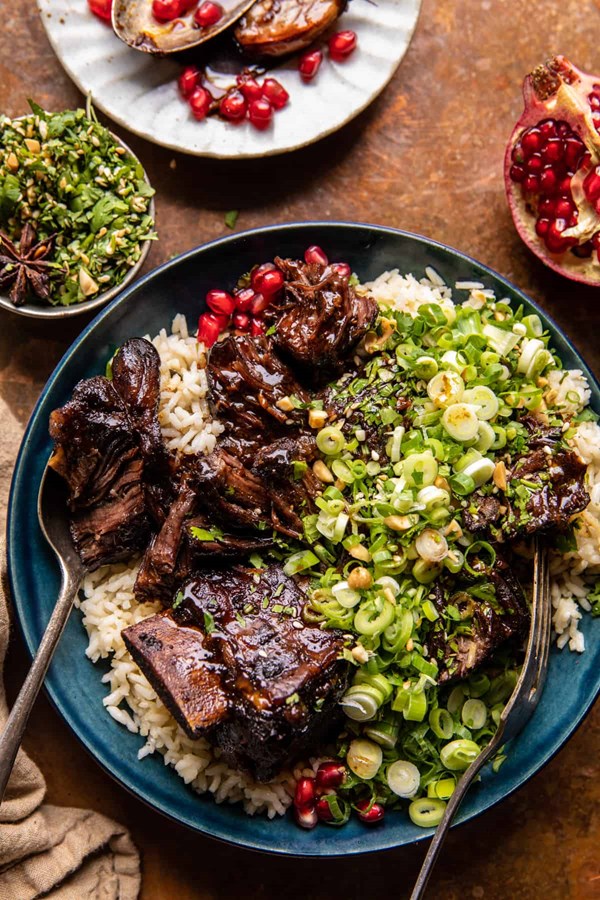 Crockpot Thai short ribs with coconut rice