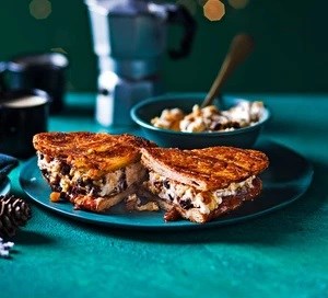 Croissant mincemeat sandwiches