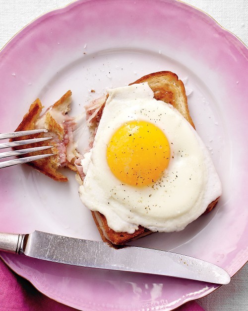 Croque madame sandwiches