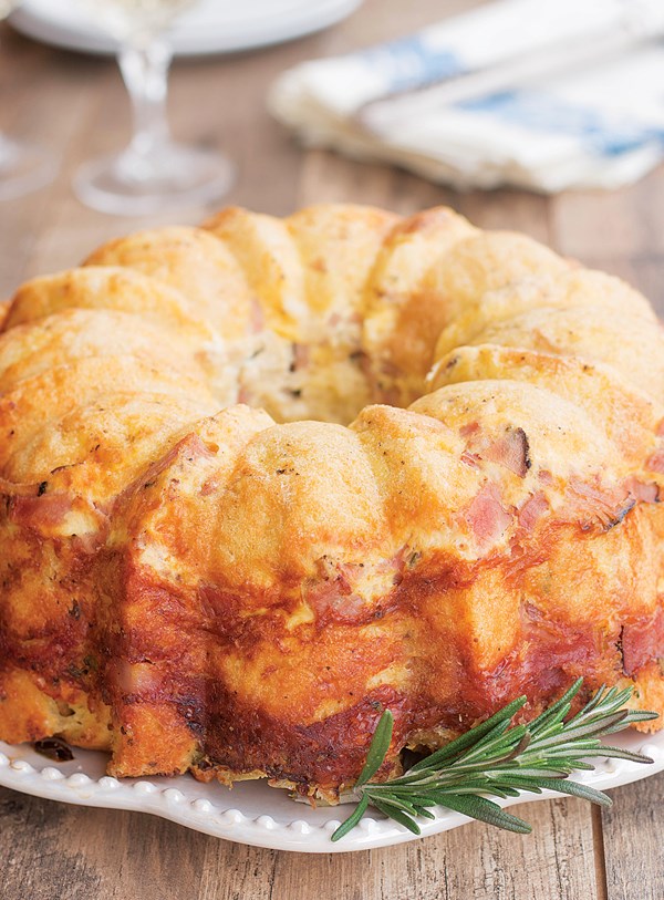 Cornbread Bundt with Savory Cheese Filling - Nordic Ware