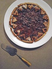 Crostata with fig jam