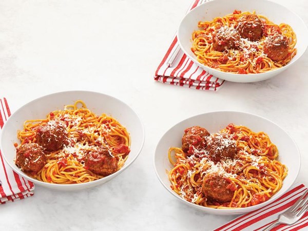 Crowd-sourced spaghetti and meatballs 