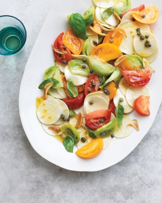 Croxetti with marinated heirloom tomatoes