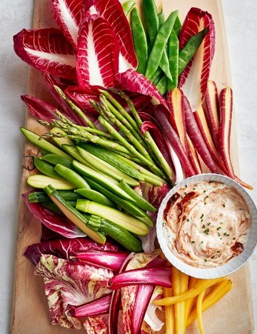 Crudités with chipotle aïoli
