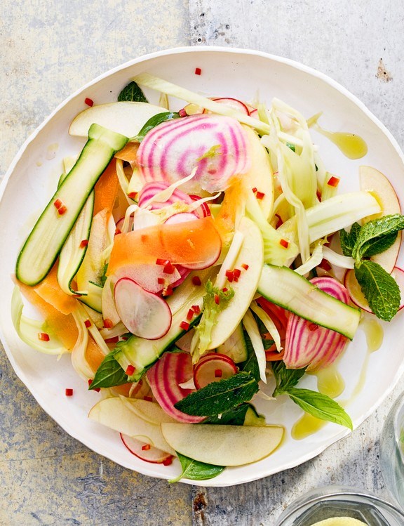 Crudo veg salad