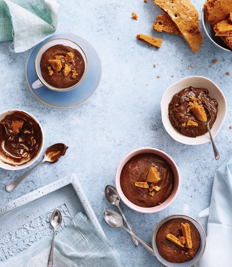 Crunchie honeycomb chocolate mousse