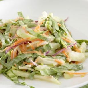Crunchy bok choy slaw