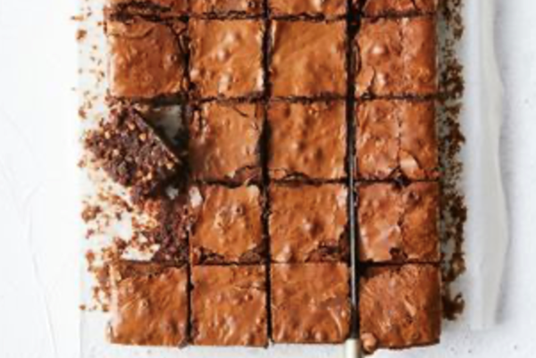 Crunchy buckwheat brownie