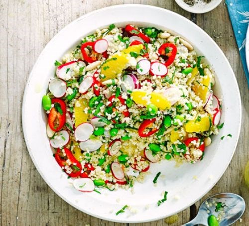 Crunchy bulghar salad