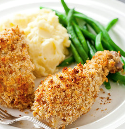 Crunchy buttermilk baked chicken