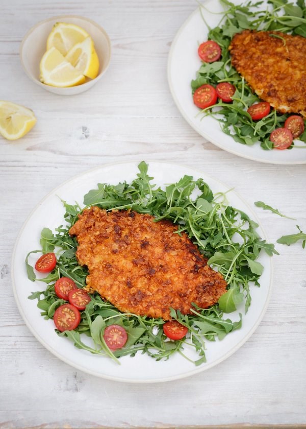 Crunchy chicken cutlets