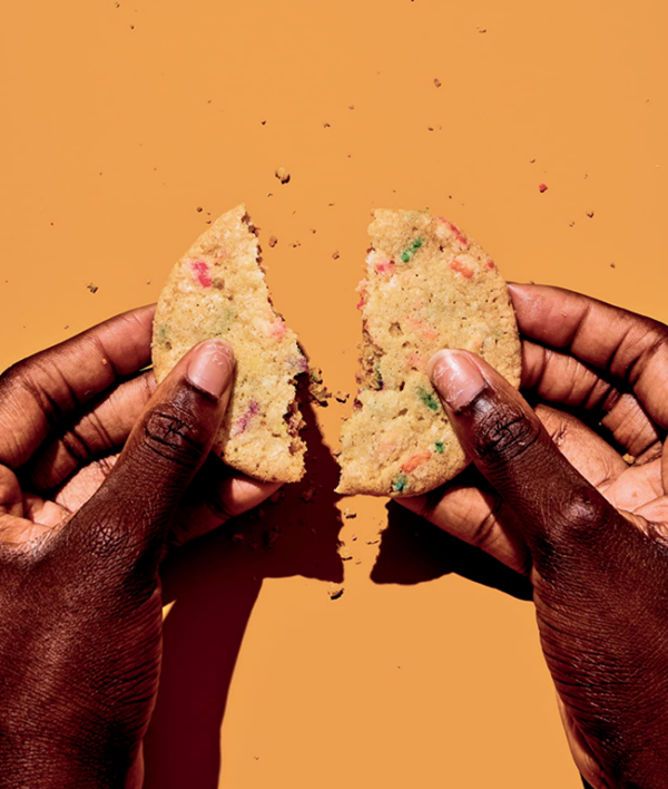 Crunchy confetti cookies