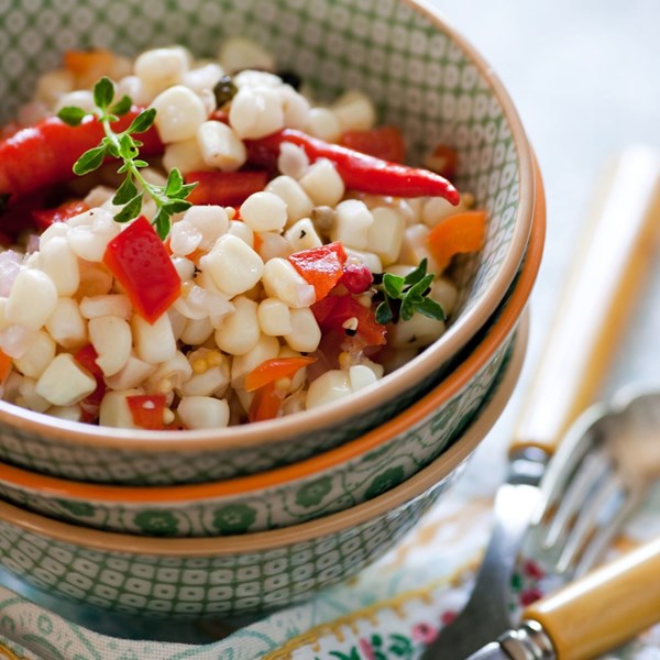 Crunchy corn relish