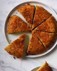 Crunchy couscous galette