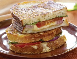 Crunchy croque Provençal