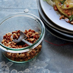 Crunchy fried spelt
