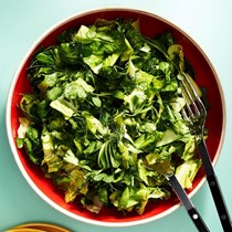 Crunchy greens with Fat Choy ranch