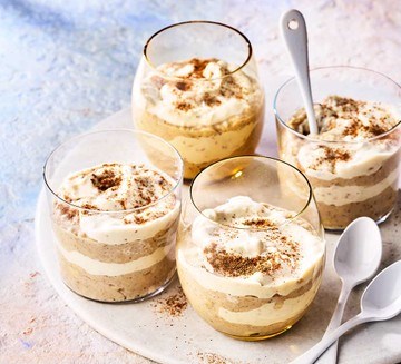 Crunchy peanut butter & banana pots