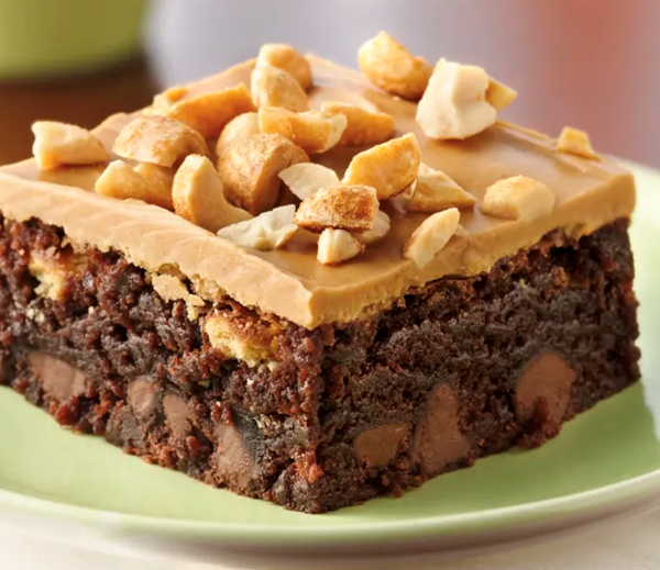 Crunchy peanut butter blast brownies