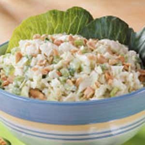 Crunchy peanut coleslaw