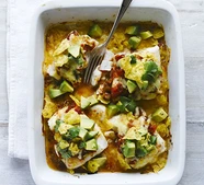  Crunchy salsa cod