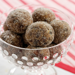Crunchy spiced rum balls