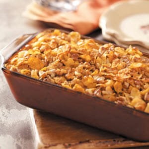 Crunchy sweet potato casserole 