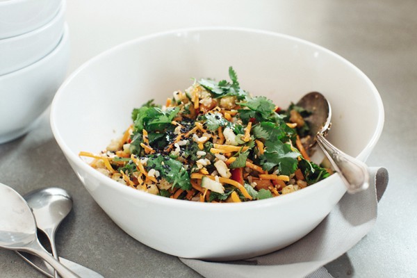 Crunchy tofu chop