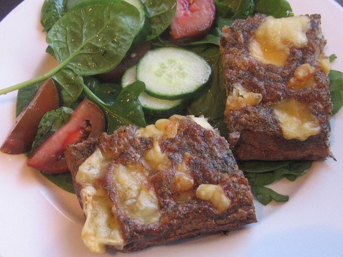 Crustless quiche with mint (Makhouda nahna)