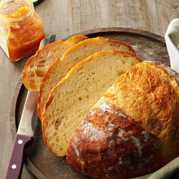 Crusty homemade bread