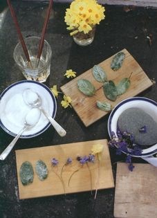 Crystallised flowers