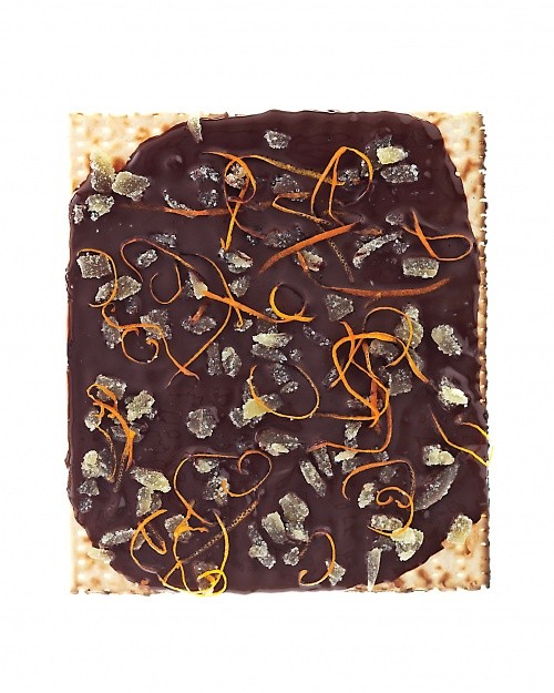 Crystallized ginger & orange zest matzo redo