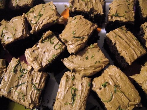 Cuba libre brownies
