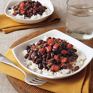 Cuban beans and rice