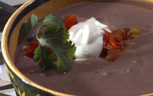 Cuban black bean soup 