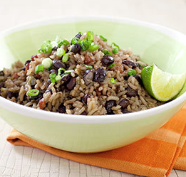 Cuban black beans and rice