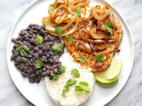 Cuban black beans and rice