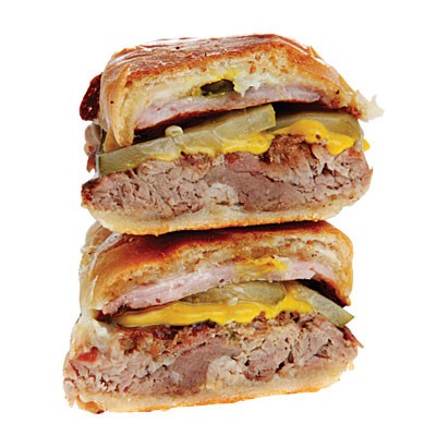 Cuban ham and cheese sandwich (Cubano)