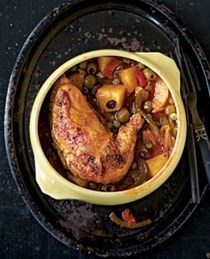 Cuban-style chicken stew
