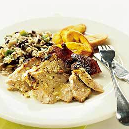 Cuban-style grill-roasted pork