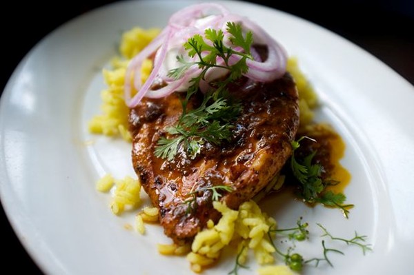 Cuban-style grilled chicken in adobo