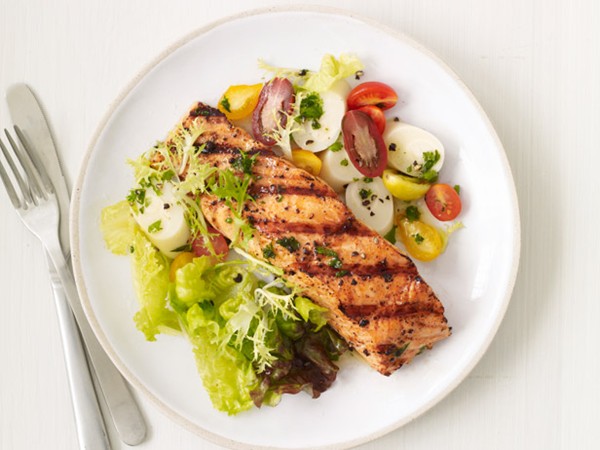 Cuban-style grilled salmon