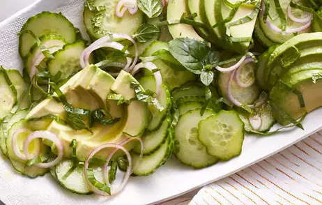 Cucumber & avocado salad