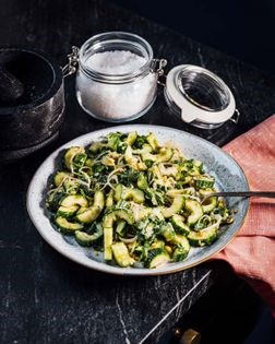 Cucumber & roasted peanut salad