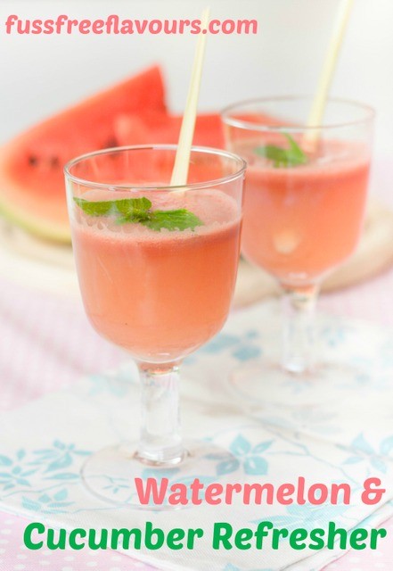 Cucumber & watermelon refresher