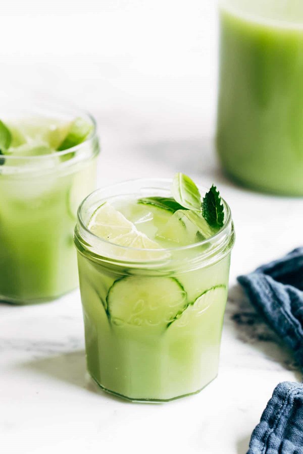 Cucumber agua fresca