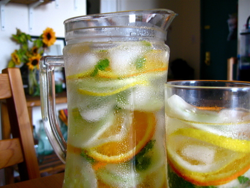 Cucumber agua fresca