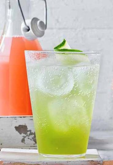 Cucumber and lime cordial