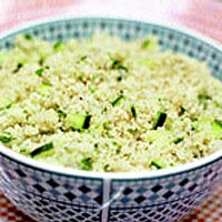 Cucumber and parsley couscous